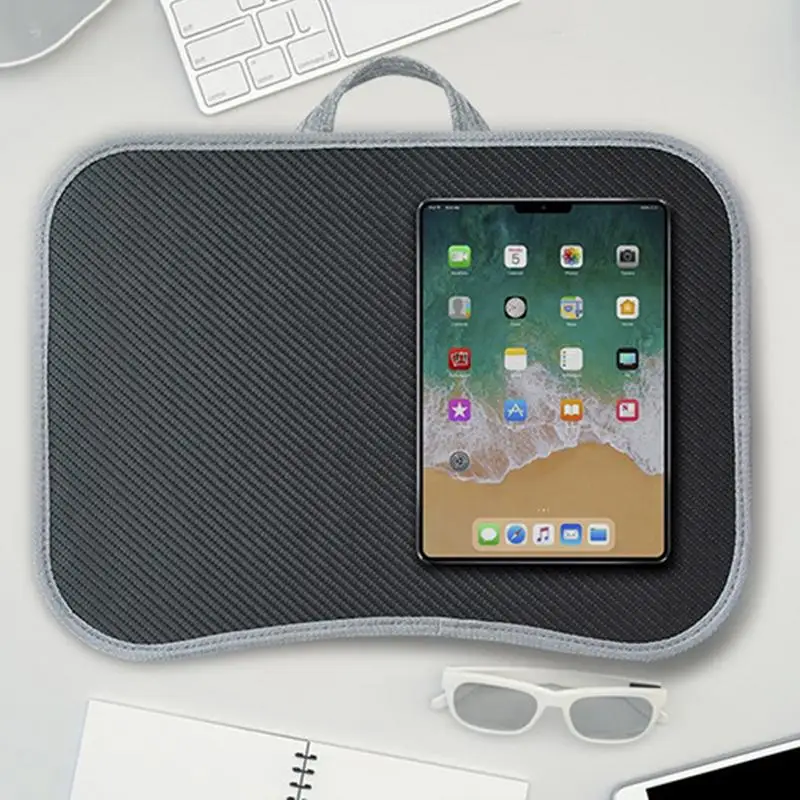 

Multifunctional Small Laptop Desk Foam Particles Pillow Bed Table Writing Borad Hard Leather Large Gaming Mouse Pad Accessories