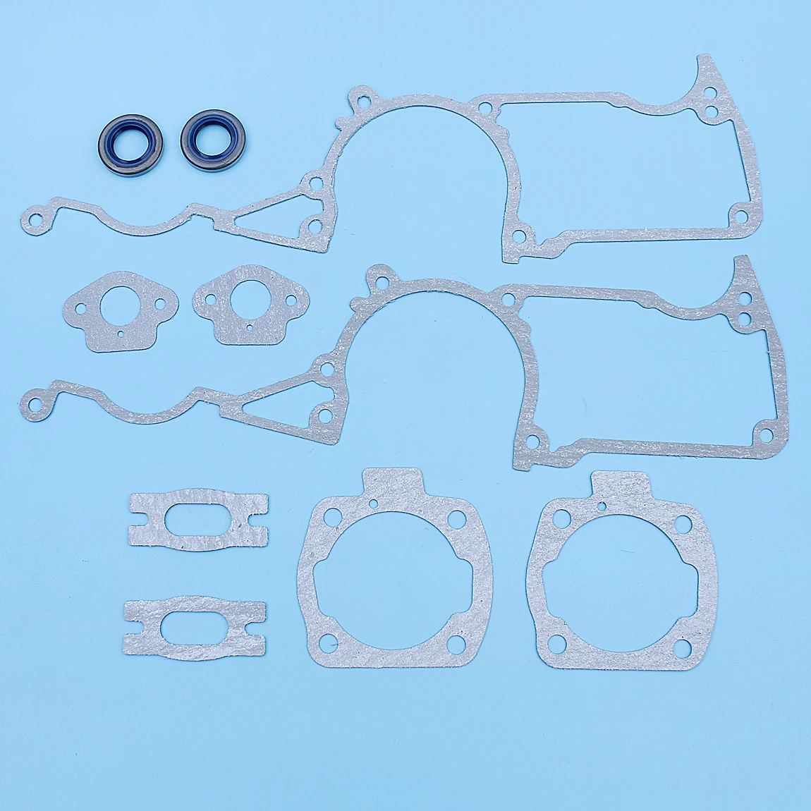 Conjunto de Vedação do Óleo da Gaxeta do Cárter do Cilindro para Husqvarna 55 51 50 Rancher Chainsaw Silenciador do Escape Carb Base 501 76 1802 Peça de Reposição