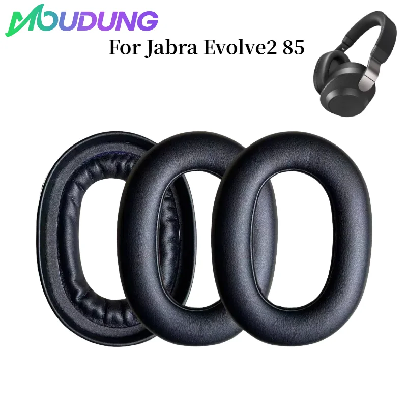 

Replacement Protein skin memory sponge Ear Pads Cushions For Jabra Evolve2 85 Headphone Softer Earpads repair parts