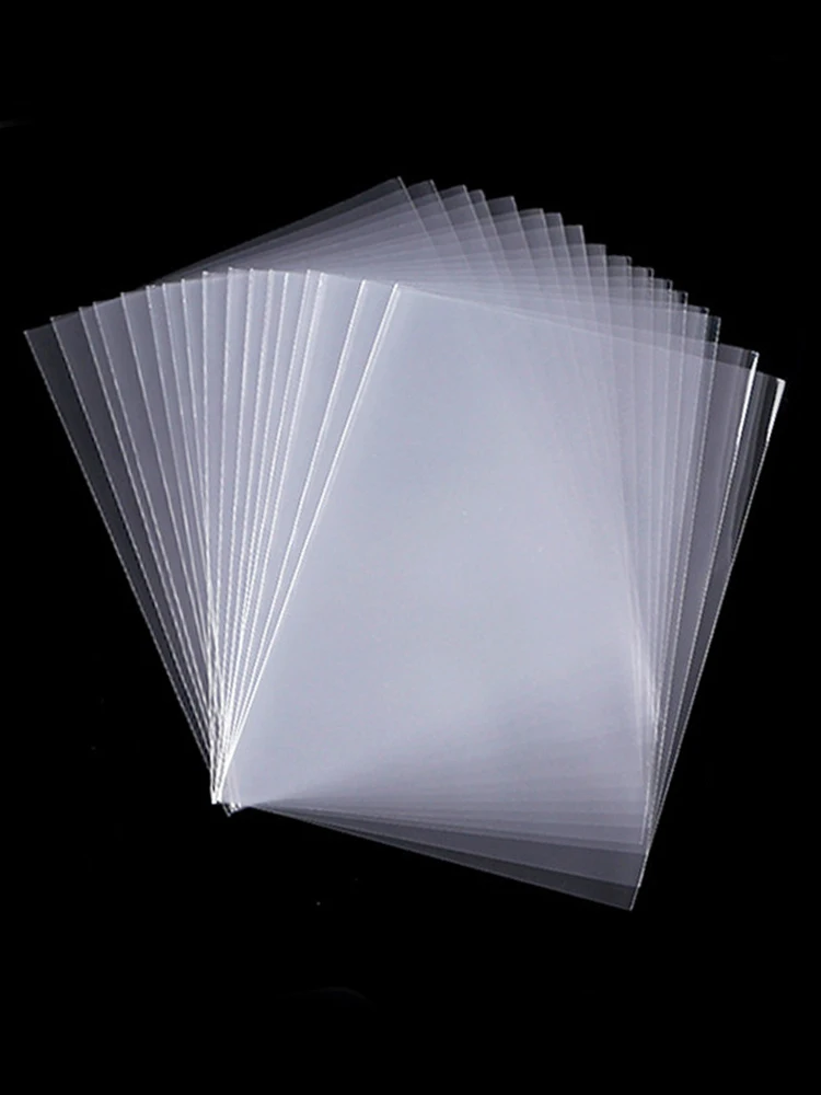 100 stks 65*90mm/61*88mm Kaarthoezen Kaartbeschermers Perfecte Grootte voor Voetbalkaart, Sportkaart, MTG Kaart Collectie Kaartopslag - afbeelding 2