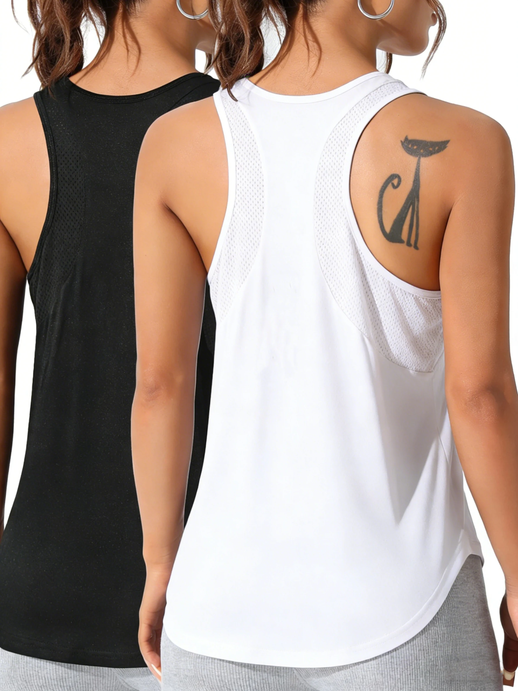 Summer Womens Tank Tops Basic Quick Drying Sports Vest Casual Breathable Soft Sleeveless Gym Outdoor Wear Womans Tank Shirts