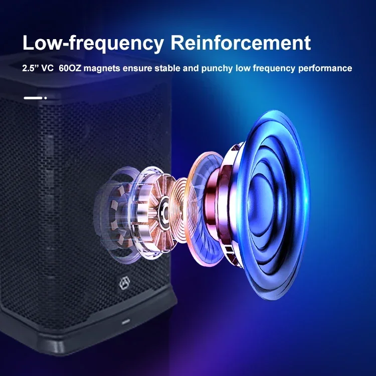 Accuracy Pro Audio LAP412D3-4.6K Line Array-luidsprekers Professioneel geluidssysteem DJ Active Line Array-luidsprekersysteem