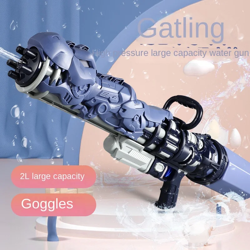 Extra Large Manual Pull-out Large Capacity Water Gun for Children\'s Summer Gift High-pressure Toy Gatling Water Gun