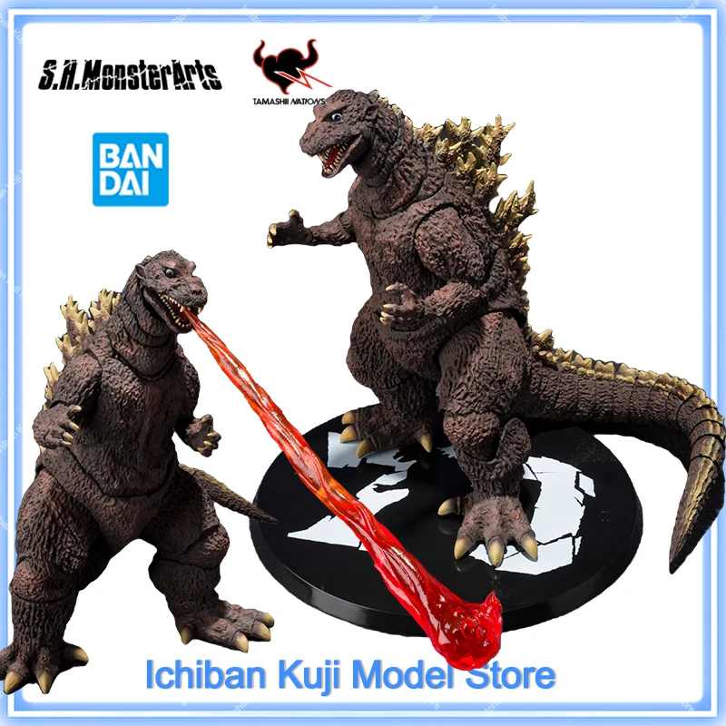 100%Original Bandai S.H.Monsterarts SHM Godzilla 1954 70th Anniversary Special Edition Animation Action Figure Collection Model