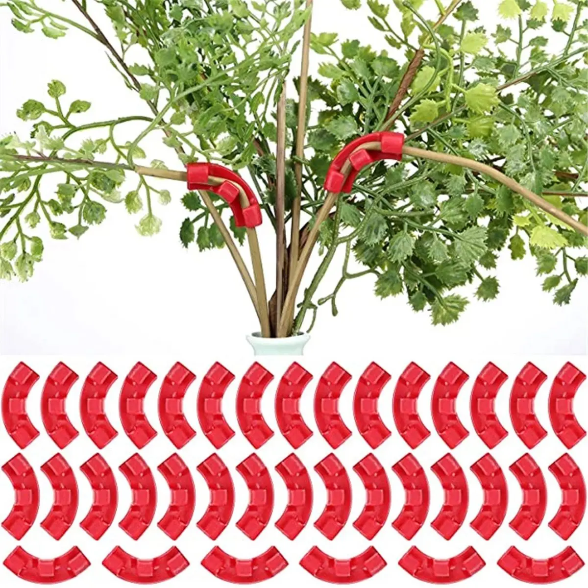 A20F-60Pcs Plant Branches Bender 45/90 Degree Plant Bending Growth Trainer Clips For Plant Low Stress Training Control Clip