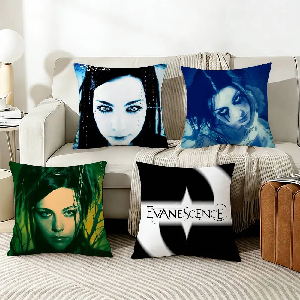 

E-Evanescence Fallen A-Amy Lee Pillow Cover Sofa Cushion Cover Home Room Decoration Children Gift
