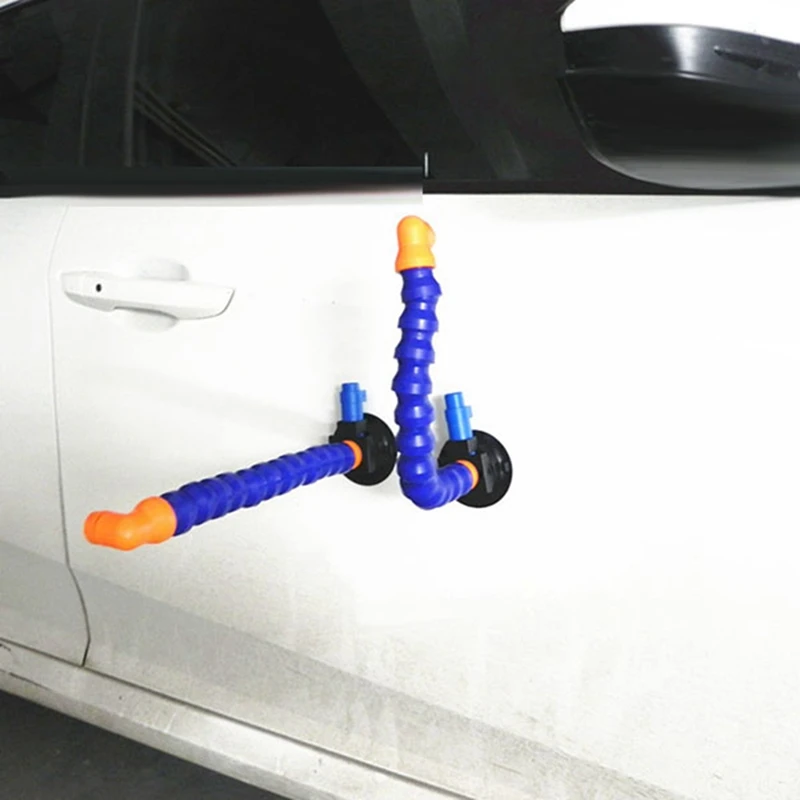 Heavy Duty Hand Pump Suction Cup 3 Inch With Flexible Stand For Dent Repair Light