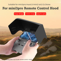 For DJI Mavic 3/Mini 2/Air 2/Air 2S/Mini 3 Pro RC-N1 Drone Remote Controller Hood Sun Shade Mobile Phone Light Shield Cover