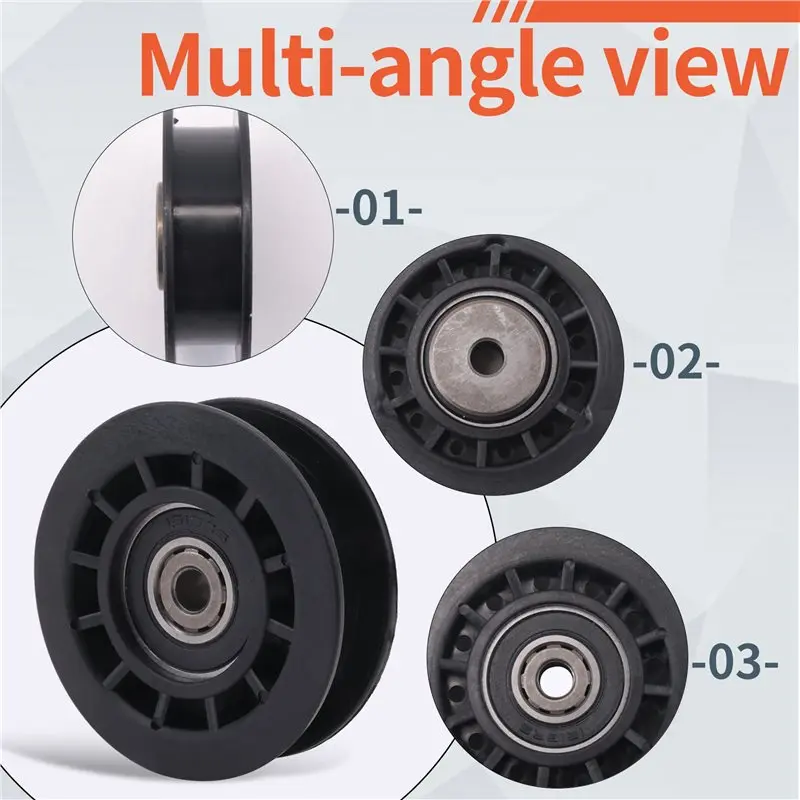 3X Idler Pulley For Husqvarna 587973001 Lawn Mower Idler Pulley Garden Tools Brand New High Quality Lawn Mower-B51B