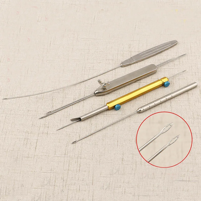 Facial peeling large V tissue puncture guide needle facial surgery line carving