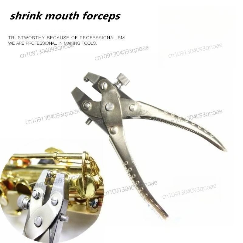 

Wind instrument Saxophone flute clarinet repair tools Key Pillar Retraction forceps shrink mouth forceps