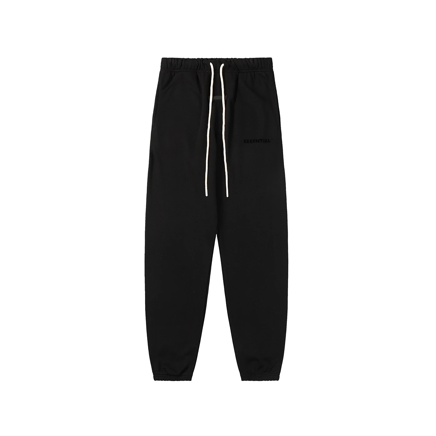 24ss wysokiej jakości spodnie do joggingu Hip hop spodnie ze sznurkiem moda gumowe litery Hip hop luźne bawełniane spodnie dresowe unisex