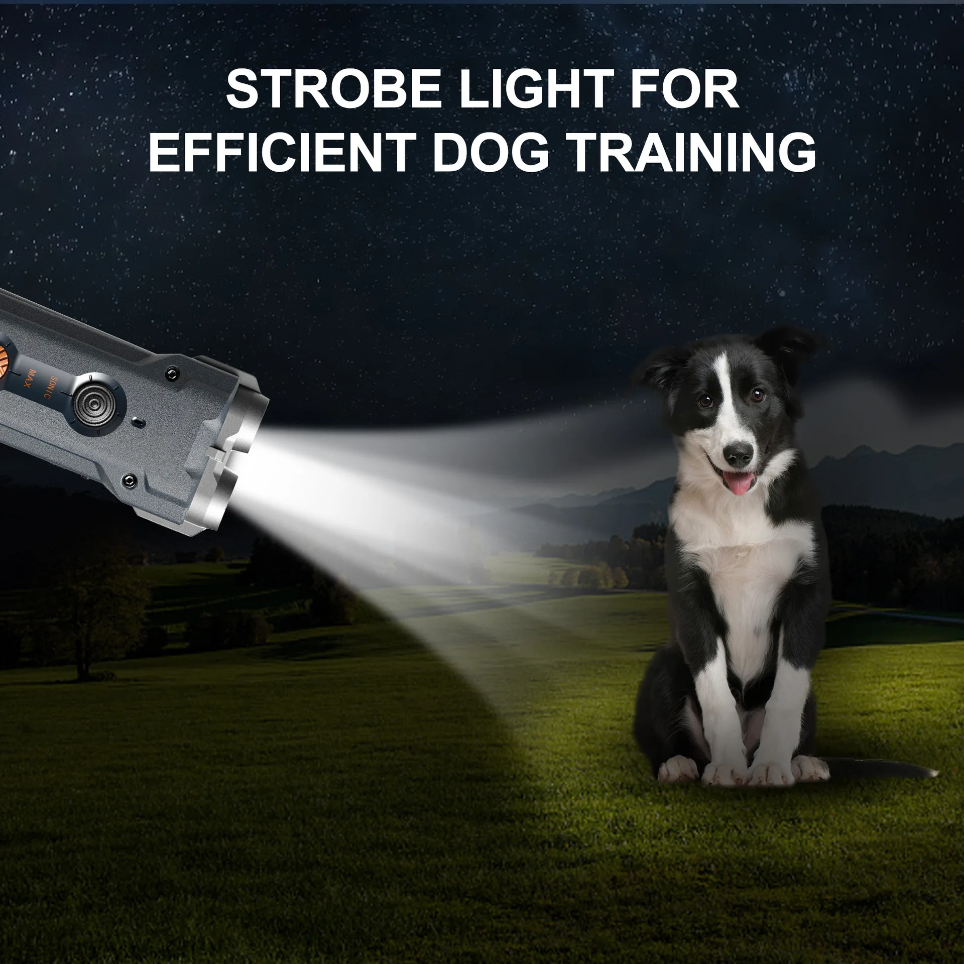 New handheld pet ultrasonic dog repellent outdoor portable double-head barking repellent rechargeable