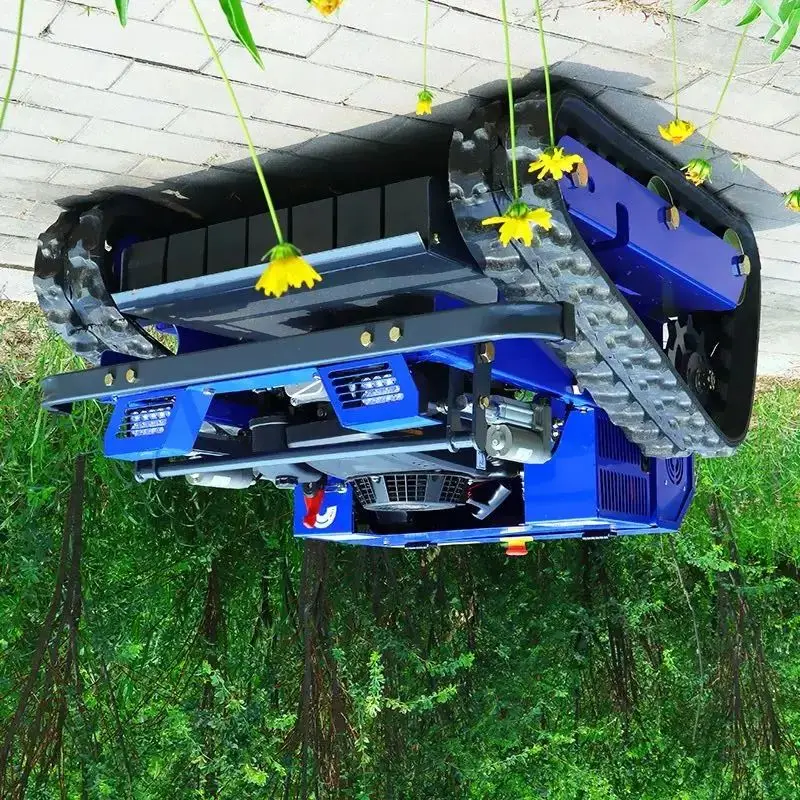 

550mm Four-Stroke Self-Propelled Remote-Controlled Lawn Mower, an Outdoor Maintenance Robot Suitable for Garden Lawns