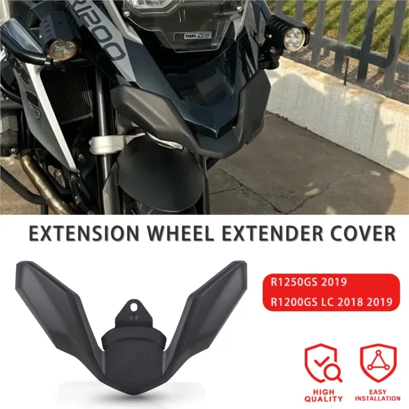 For BMW R1200GS LC R1250GS R 1200 1250 GS K50 2017 -2023 2022 2021 Front Wheel Fender Cover Beak Nose Cone Extension Cowl Carbon