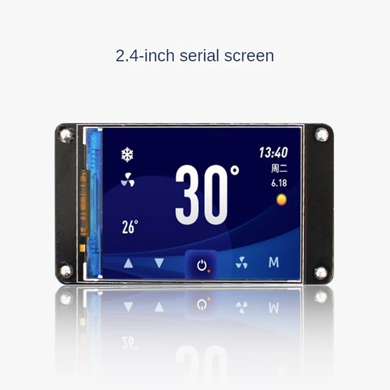Serial Screen Module PCB 2.4 Inch Support WIFI Bluetooth IPS Screen Based On ESP32-C3 Development Board ZX240-C3SI1 Module