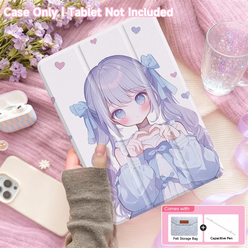 

Совместим с iPad 2025 A16 11th, включает стилус и сумку для переноски; также подходит для 10 лет Air4, Air5, Air 11, Pro13 2022 г.