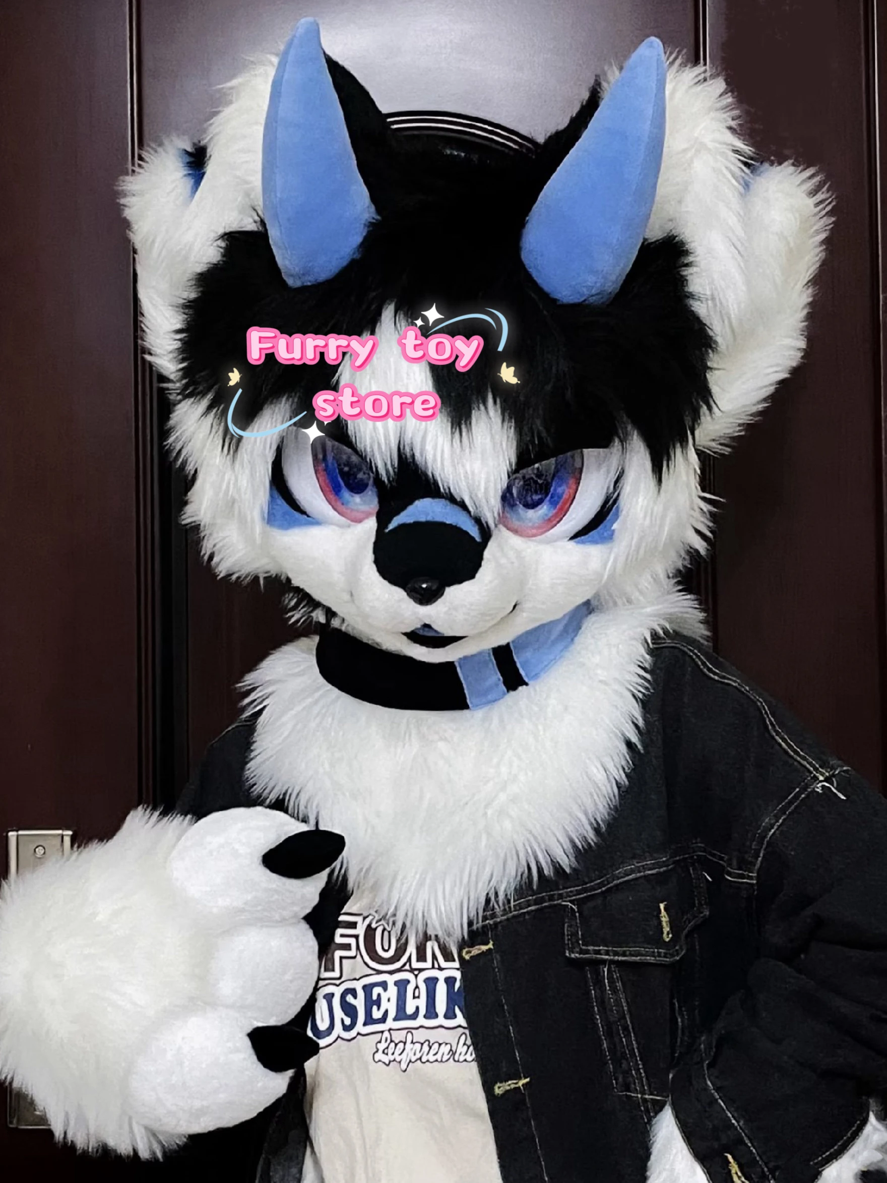 Furry Head Fursuit Headsets CuteCosplay Dog Wolf Head Costumes Customized Fursona Comiket Furries Doll Kig Series Kawaii Animal