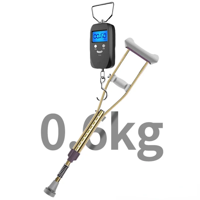 

Aluminum Alloy Armpit Crutches for Fracture Recovery Non-Slip Stable Adjustable Walking Stick Rehabilitation Aid for Getting Up