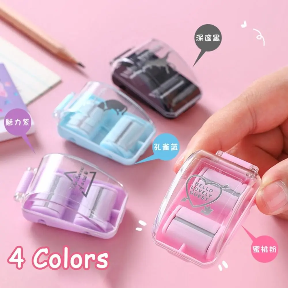 منظف الغبار اليدوي الصغير مع ممحاة ممحاة الفتات لهواة جمع كنس سطح المكتب مكنسة كهربائية أدوات مكتبية إبداعية #1