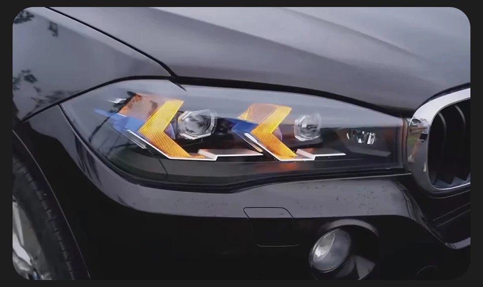 AKD Head Lamp for BMW X5 F15 LED Headlight 2013-2018 Headlights F15 F85 DRL Turn Signal High Beam Angel Eye Projector