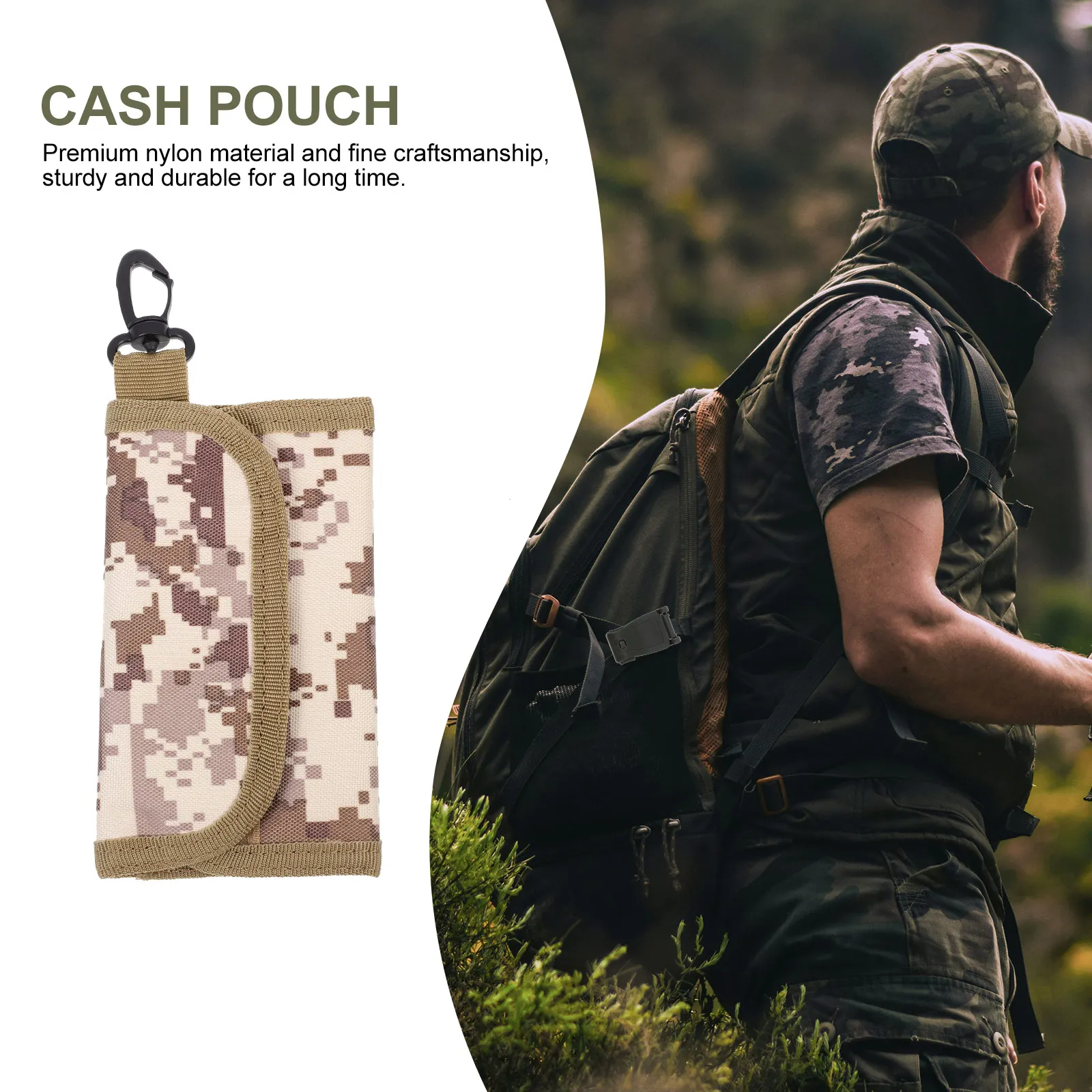 

Outdoor Key Case Cards Storage Personalized Pouch Cash Portable Holder