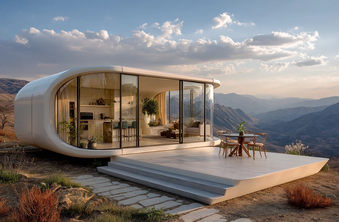 ti-Carter Capsule House Space Prefabricated Capsule Container House Commercial Space House%