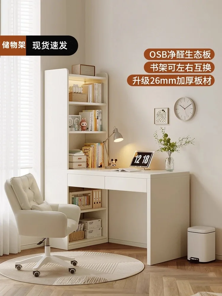 Desk, bookcase, integrated table, student home, corner study table, computer desk