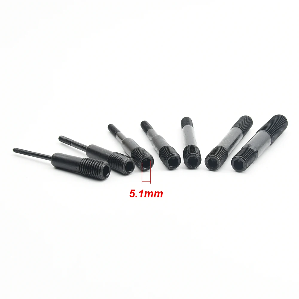 YOUSAILING Screw Rod for M3-M12 Pneumatic Nut Riveter Mandrels Tool Air Rivet Nuts Tool Parts