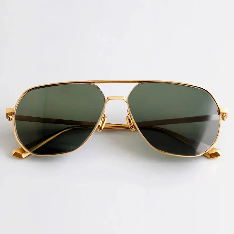 Sun Glasses Vintage Round Metal Frame Photochromic Uv Protection Sunglasses Gold Frame Black Polarized Aviation Sunglasses