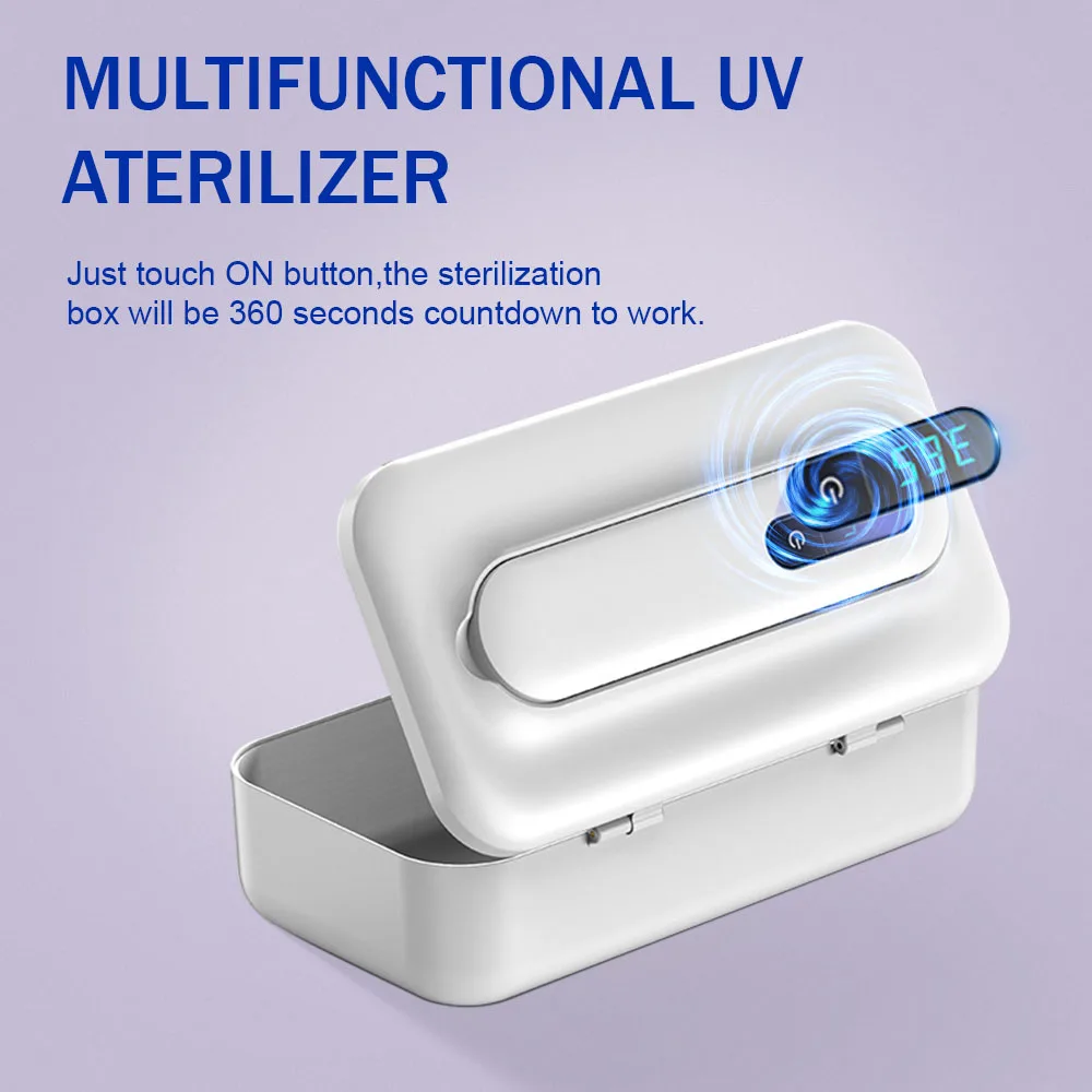 

UV Disinfection Tattoo Sterilization Box for Tattoo Machine Safety UVA+UVC LED Ultraviolet Light Tattoo Accessories Supply