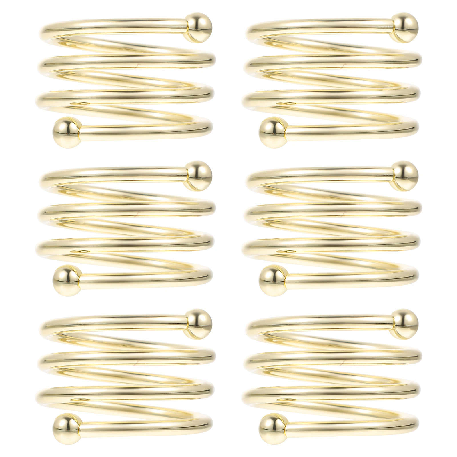 

Gold Napkin Ring Wedding Decor Buckle Circle Bracket Rings Golden Iron Hollow Out Serviette