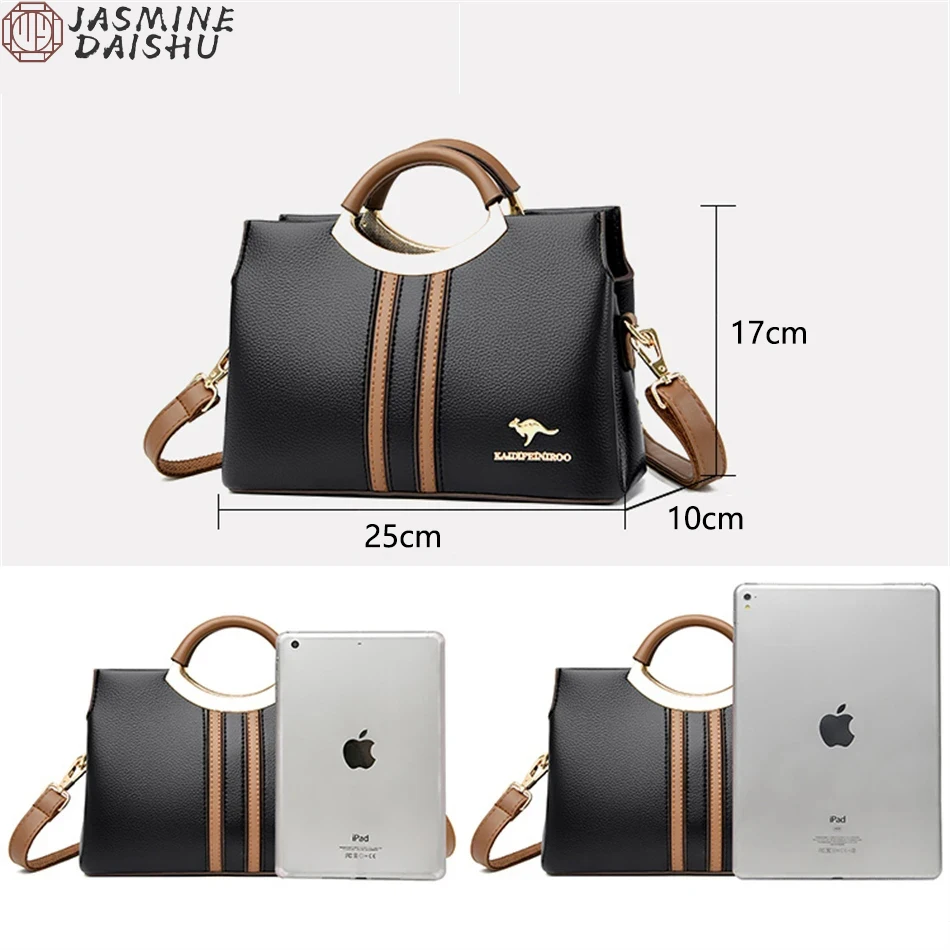 Imagem -05 - Bolsa Crossbody de Couro Genuíno para Mulheres Bolsa de Camadas Bolsa de Ombro de Alta Qualidade Marca de Luxo Feminina 2024