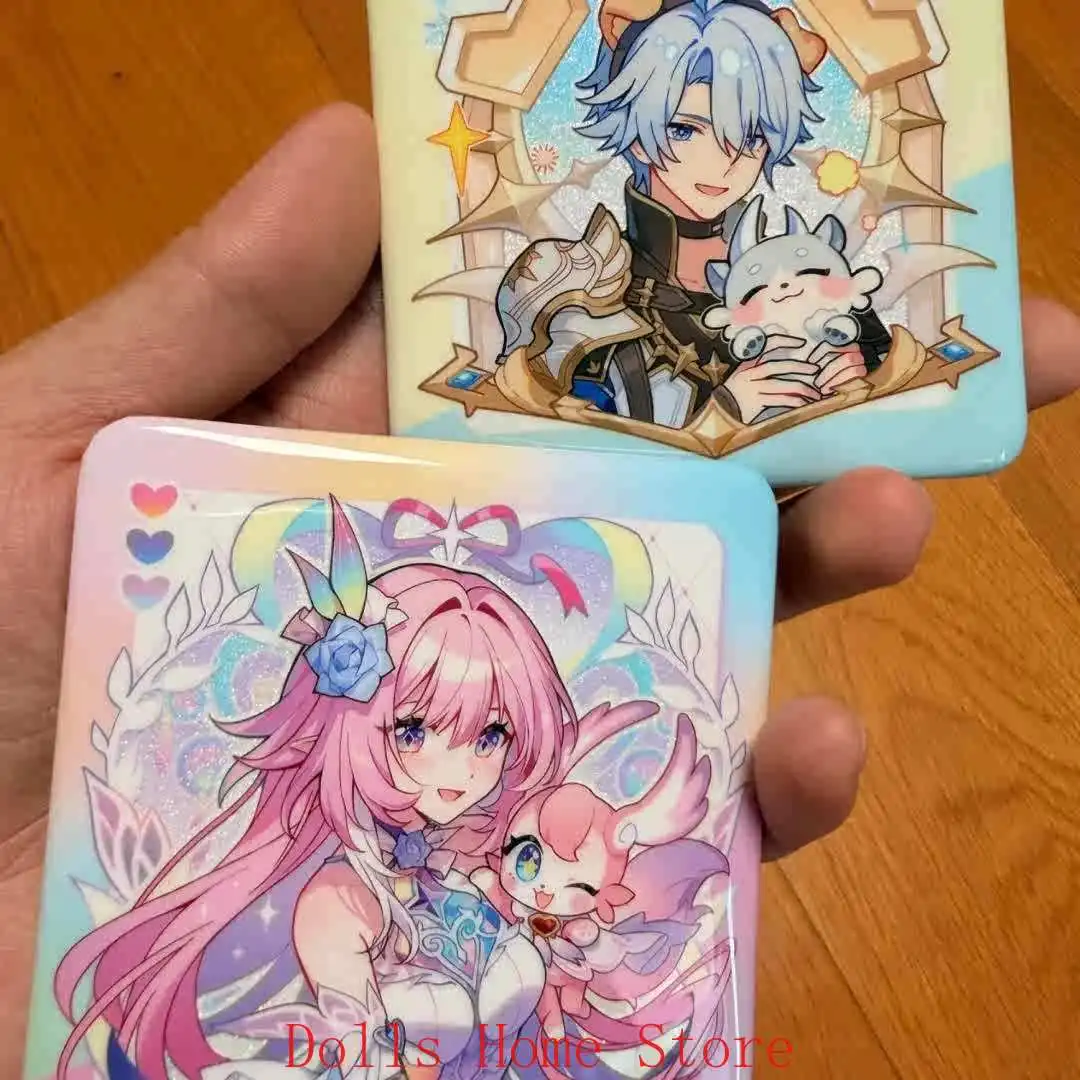 

Аниме Cyrene Khaslana Hyacine Honkai: Star Rail, двойная вспышка, значок, булавка, брошь для косплея, реквизит, коллекционный подарок