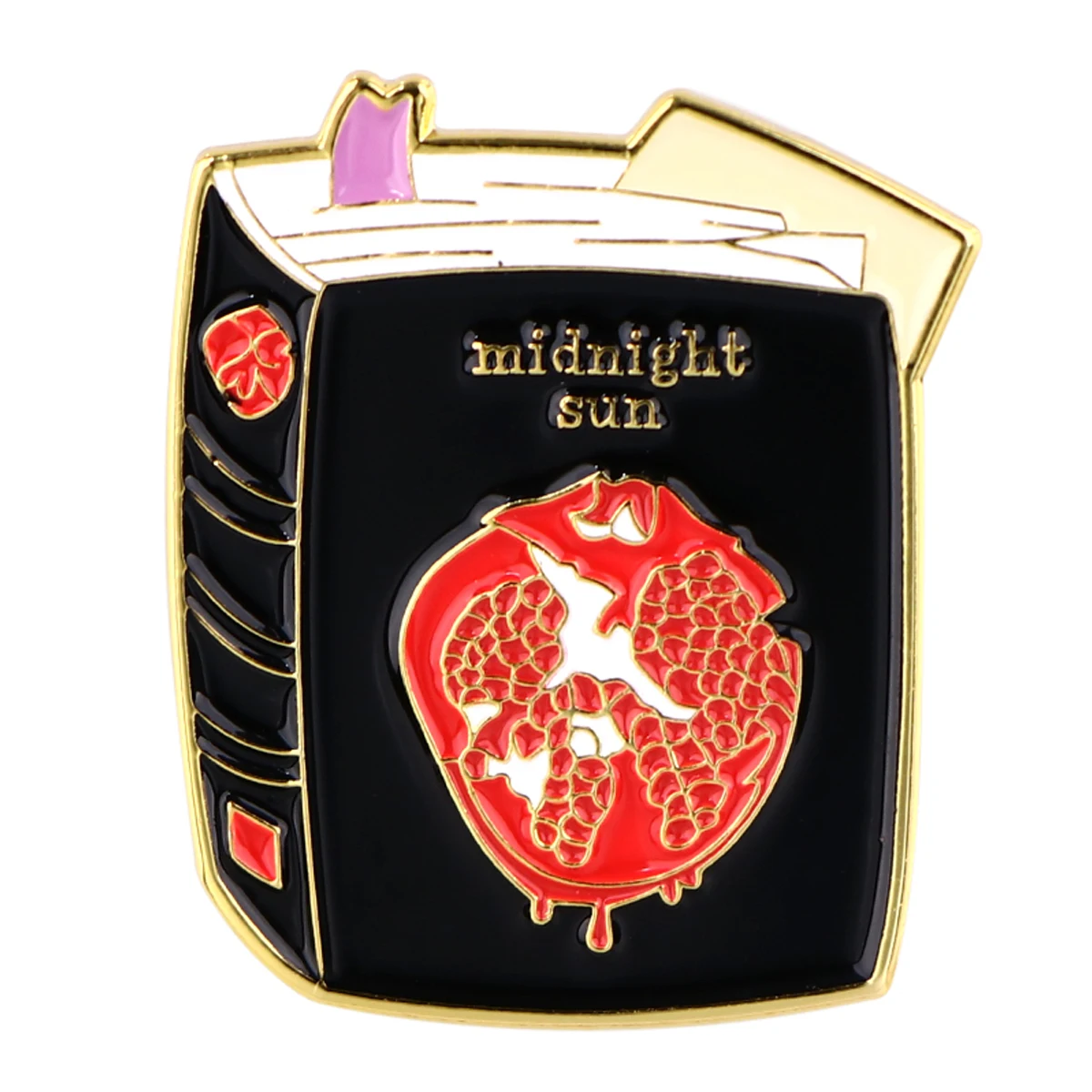 Twilight Enamel Pin, Colorful Fish Brooch Gift for Fans