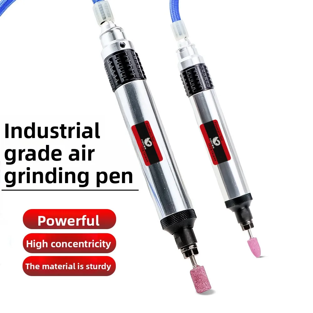 Adjustable Speed 3MM/6MM Dual-collet Air Grinding Pen Pneumatic Engraving And Polishing Machine Lettering Pen