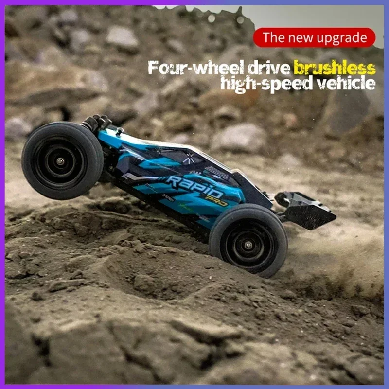 Brushless Racing 1:16 สี่ล้อไดรฟ์ RC รถ 70 กม./ชม.ความเร็วสูง off-road รถรีโมทคอนโทรลรถของเล่นเด็กคริสต์มาสของขวัญ SCY 16201