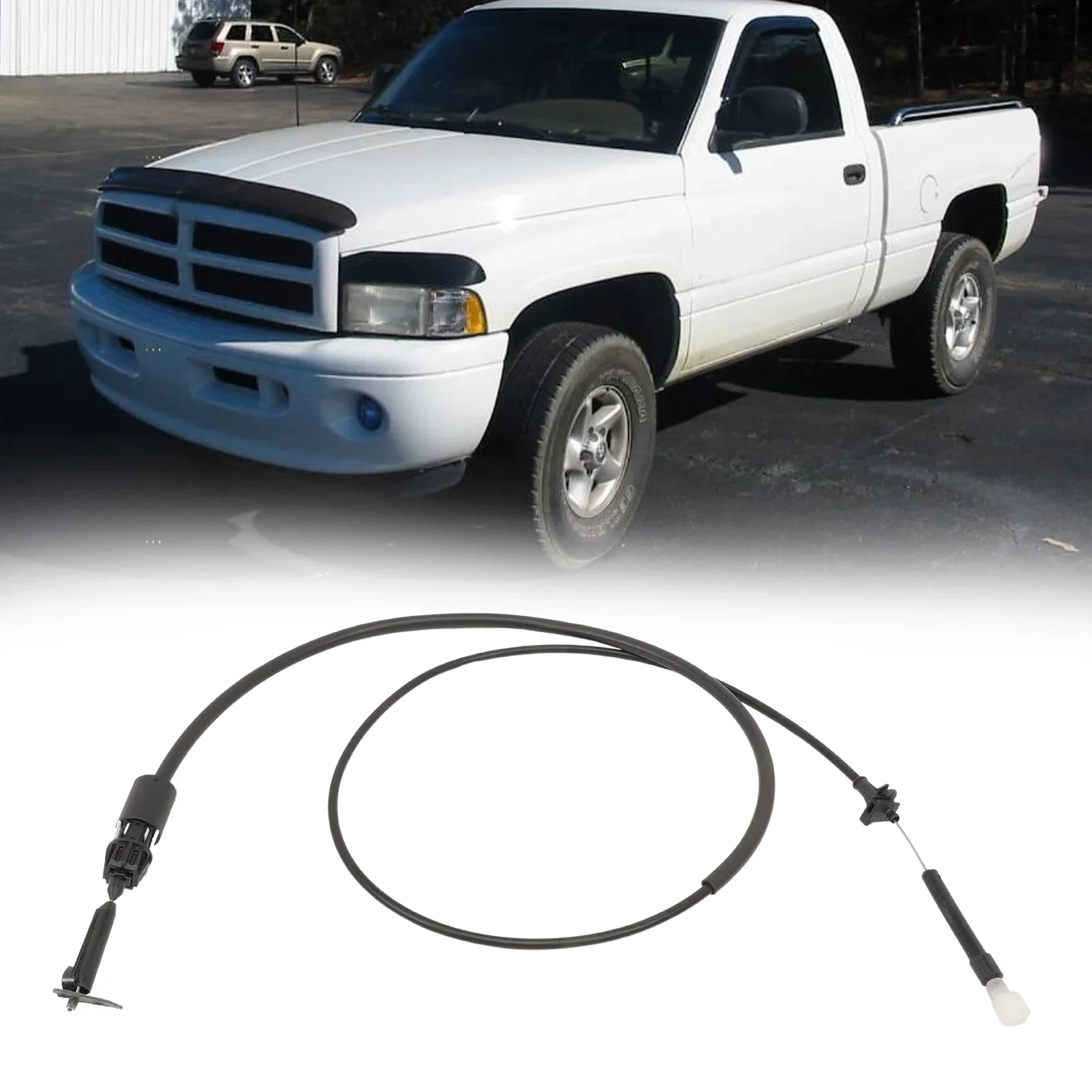 Car Throttle Valve Cable Transmission Kickdown Cable 52107742AC For Dodge Ram 1998-2004 2500 3500 With 5.9l Diesel