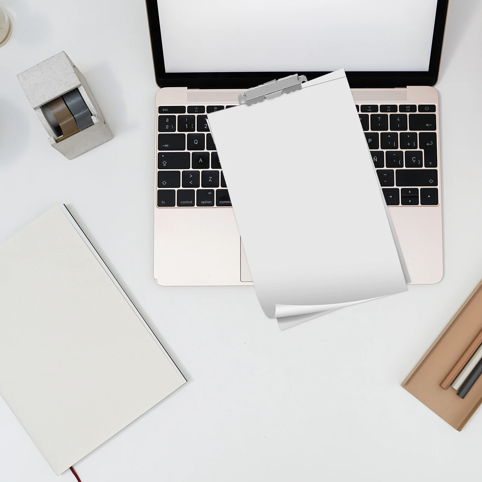 

10 Pcs Stainless Steel Folder Office File Supplies Zinc Alloy Binder Clip Clips Stationery