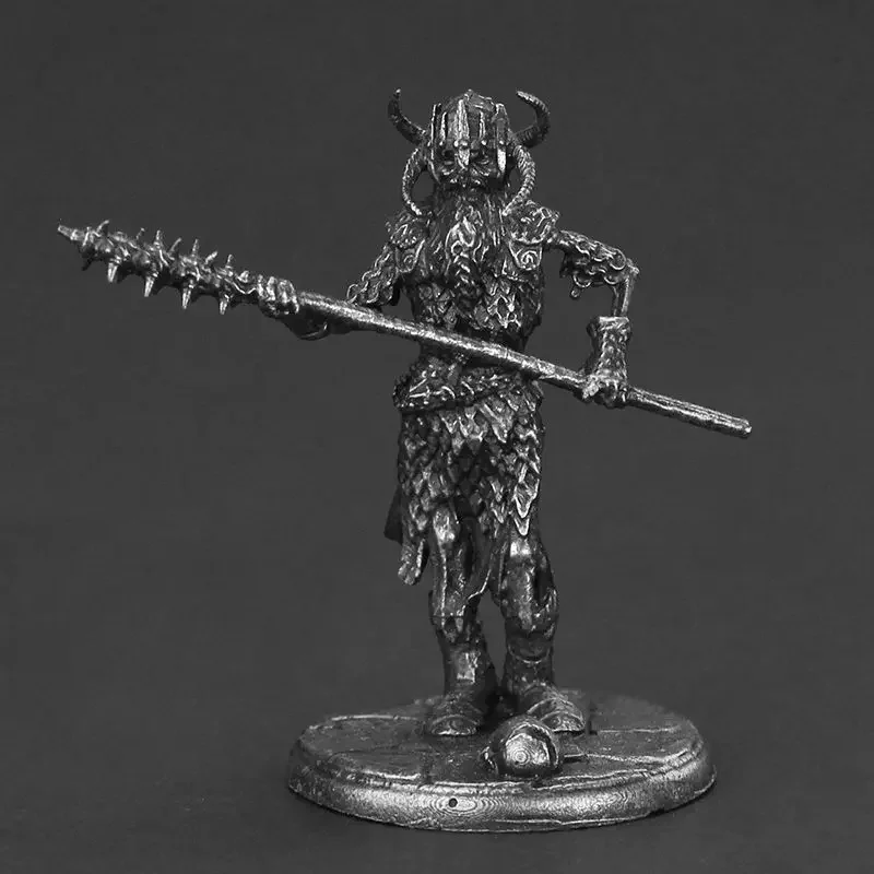 Viking Skeleton Warriors Army Corps Soldier Mini Alloy Metal Miniature Models Armor Samurai Statuette Figure DIY Decoration