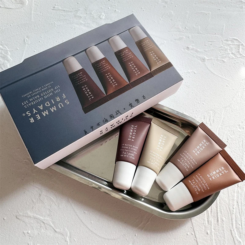 Summer Fridays Lip Balm Moisturizing Mirror Lip Gloss Lip Vanilla Pink Sugar Coffee Cake Smell Lipstick Transparent Oil Makeup