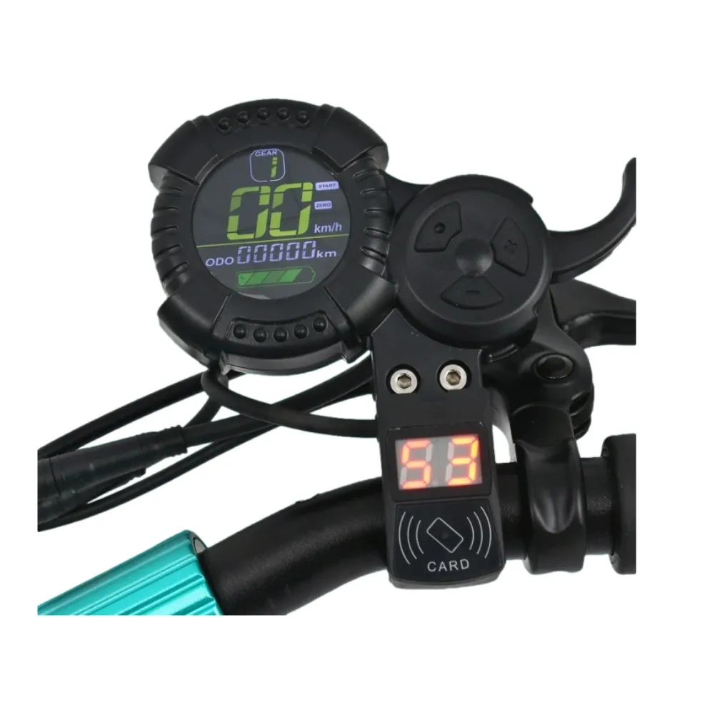 6-pin Instrument Panel For VSETT 8 9 10 11 For ZERO 10 8X Z8PRO VDM Electric Scooter Instrument Panel With NFC Card Unlocking
