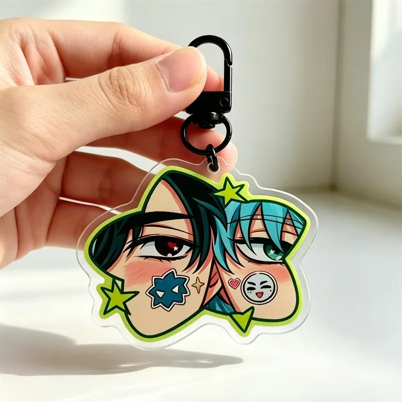 Alien Stage Ivan till Acrylic Star Keychain ALNST Ivan & till Fan Art Collectible Keychains for Fans