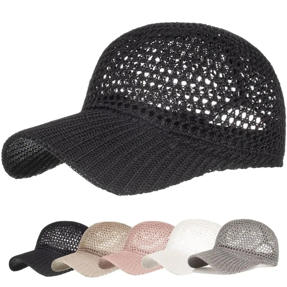 

Casual Waterproof Mesh Baseball Cap Breathable Quick-Dry Summer Sun Hat Adjustable Sunscreen Hats For Man Women