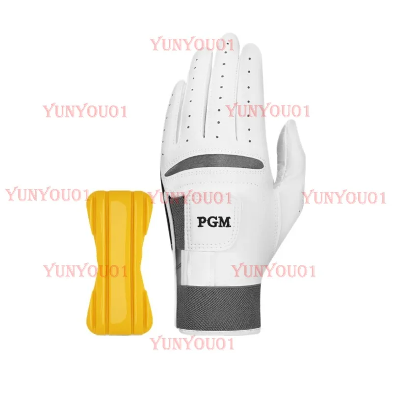 

Мужские перчатки для коррекции запястья PGM Golf с фиксированной кожей, перчатки для сращивания, тренажер для качелей