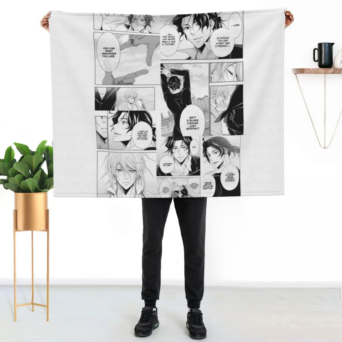 Moriarty the patriot Throw Blanket Cozy Light Blanket for Travel Camping Picnic