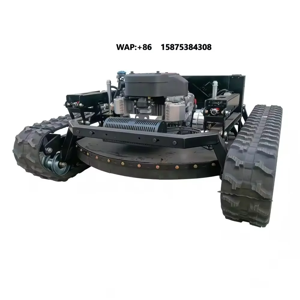 Hot Top Small Crawler Remote Control Mower Farm Grass Blade  Remote Control/Automatic Lawn Mower Robot Simple