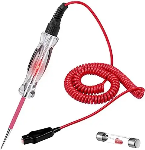 

Premium LED Automotive Test Light 6-24V, 135" Extended Wire, Steel Probe for DC Circuits