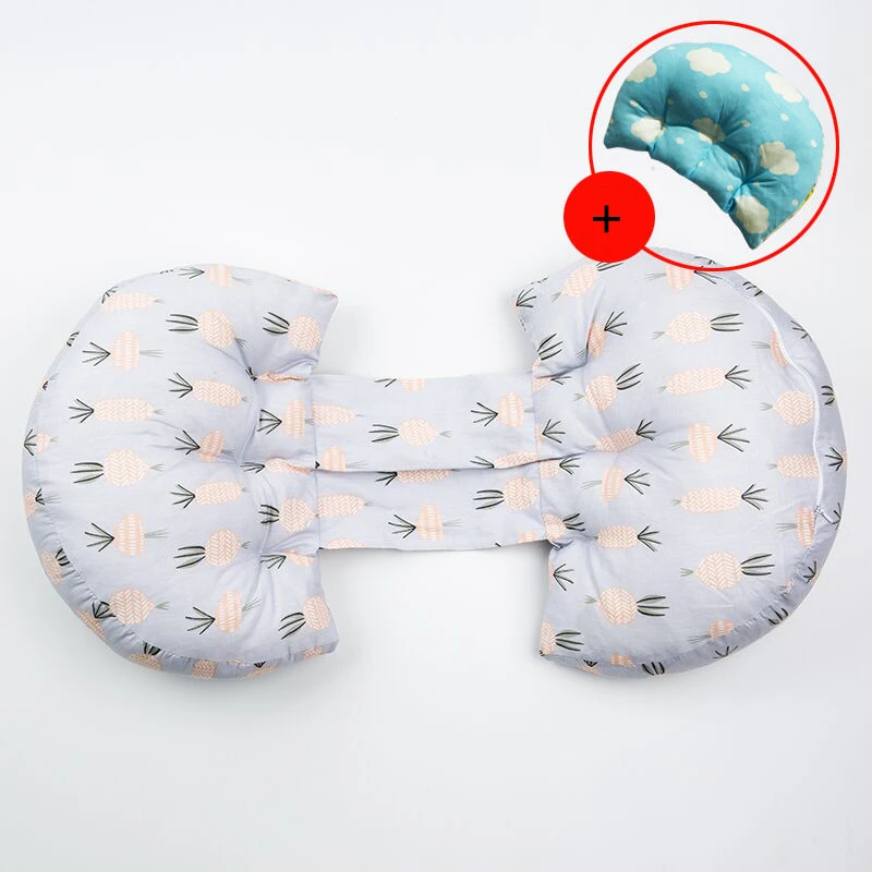 U-shaped Pregnant Waist Protection Side Sleeping Pillows Pregnancy Back Pillows Sleeping Support Pad Pregnancy Sleep Artifact