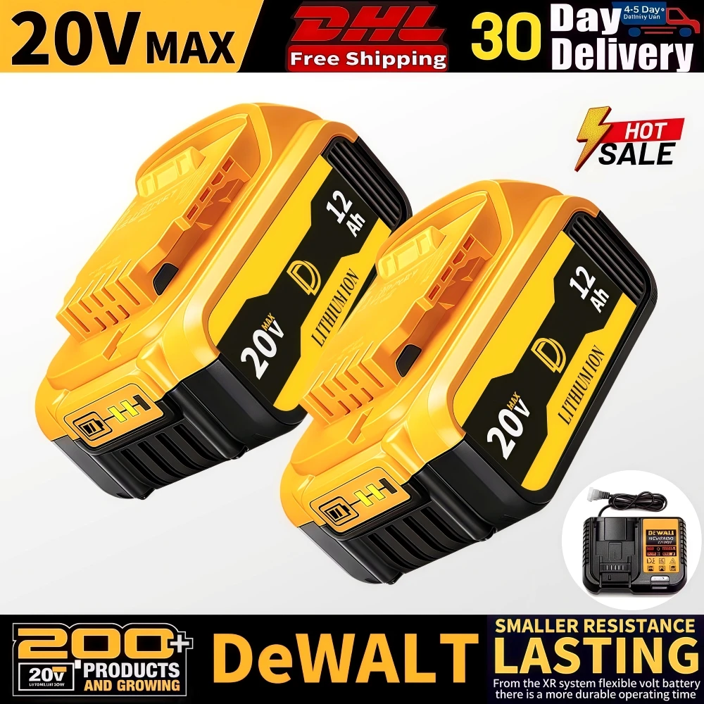 

for DEWALT 20V 6000&8000mAh lithium ion battery, dewalt power tool DCB606, DCB205，DCB206，DCBGene，DCB200 MAX，20V dewalt batteries